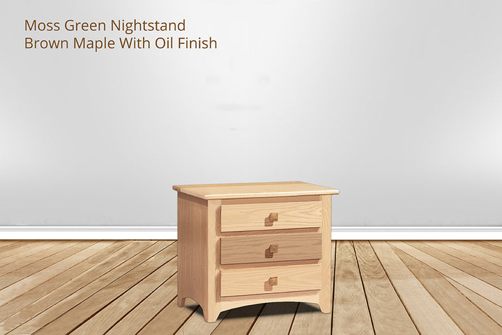 Moss Green Nightstand