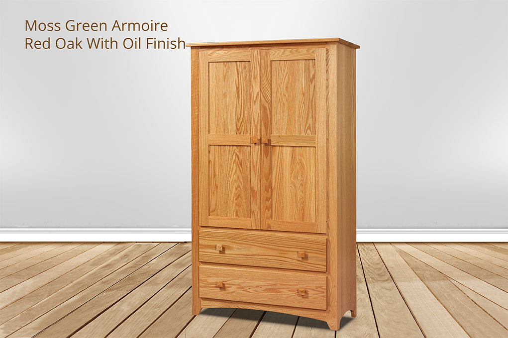 Moss Green Armoire