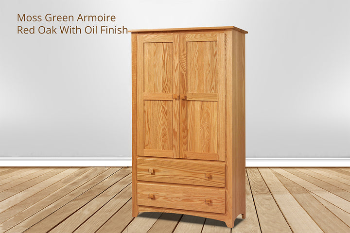 Moss Green Armoire