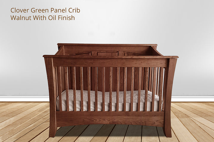 Clover Green Panel Crib